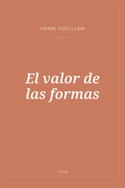 Portada de El valor de las formas