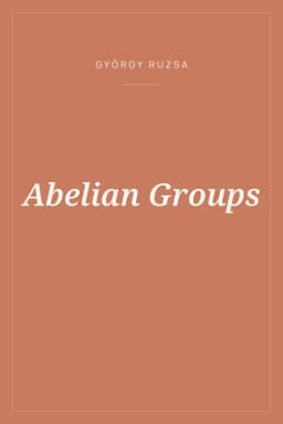 Portada de Abelian Groups