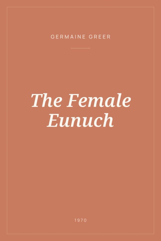 Portada de The Female Eunuch