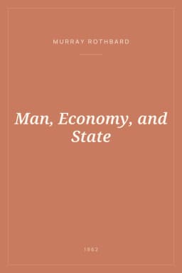 Portada de Man, Economy, and State