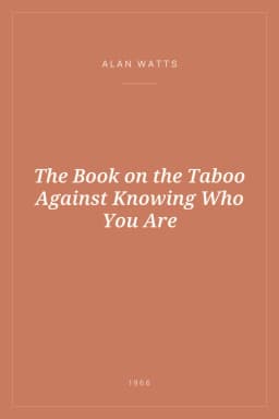 Portada de The Book on the Taboo Against Knowing Who You Are