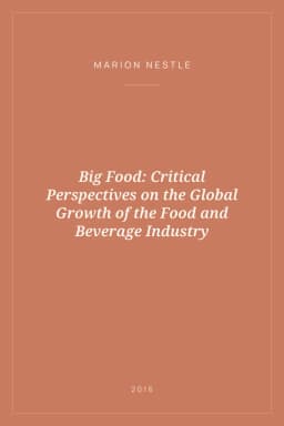 Portada de Big Food: Critical Perspectives on the Global Growth of the Food and Beverage Industry