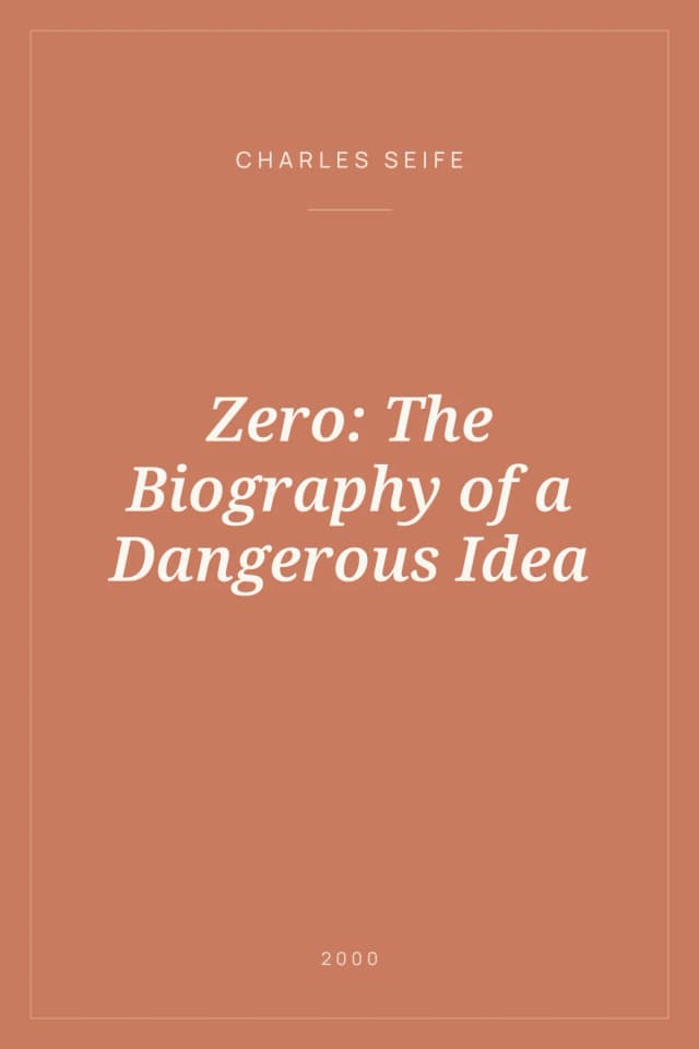 Portada de Zero: The Biography of a Dangerous Idea