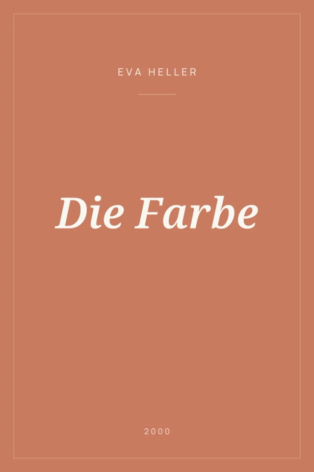 Portada de Die Farbe