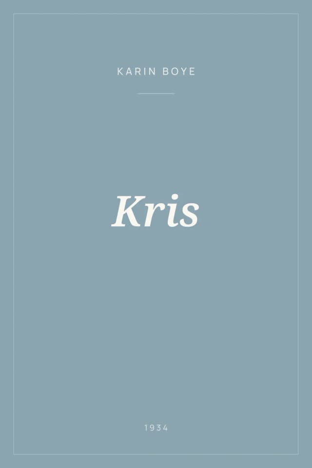 Portada de Kris