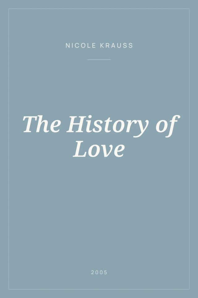 Portada de The History of Love