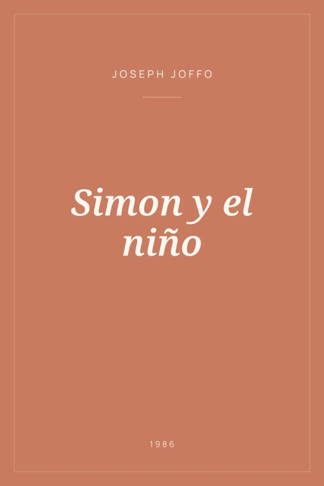 Portada de Simon y el niño