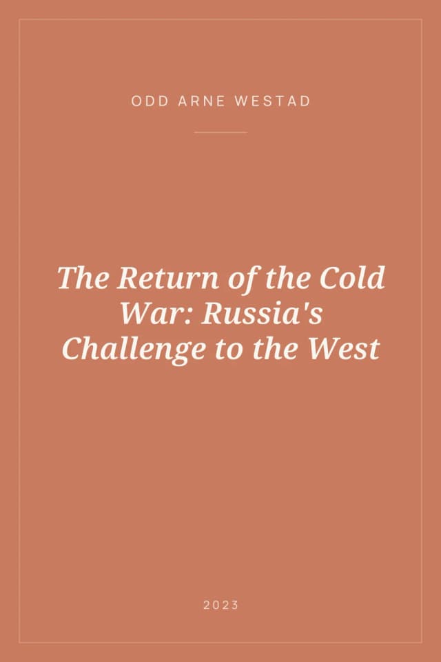 Portada de The Return of the Cold War: Russia's Challenge to the West