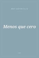 Portada de Menos que cero