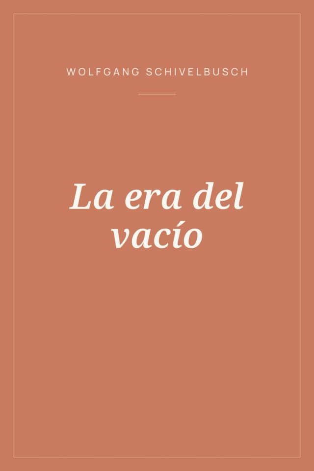 Portada de La era del vacío