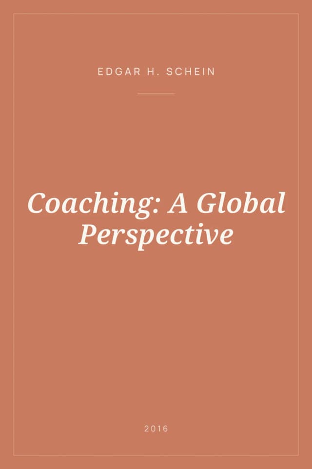 Portada de Coaching: A Global Perspective
