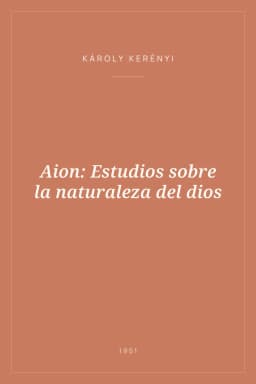 Portada de Aion: Estudios sobre la naturaleza del dios