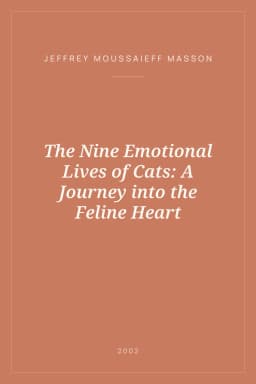 Portada de The Nine Emotional Lives of Cats: A Journey into the Feline Heart