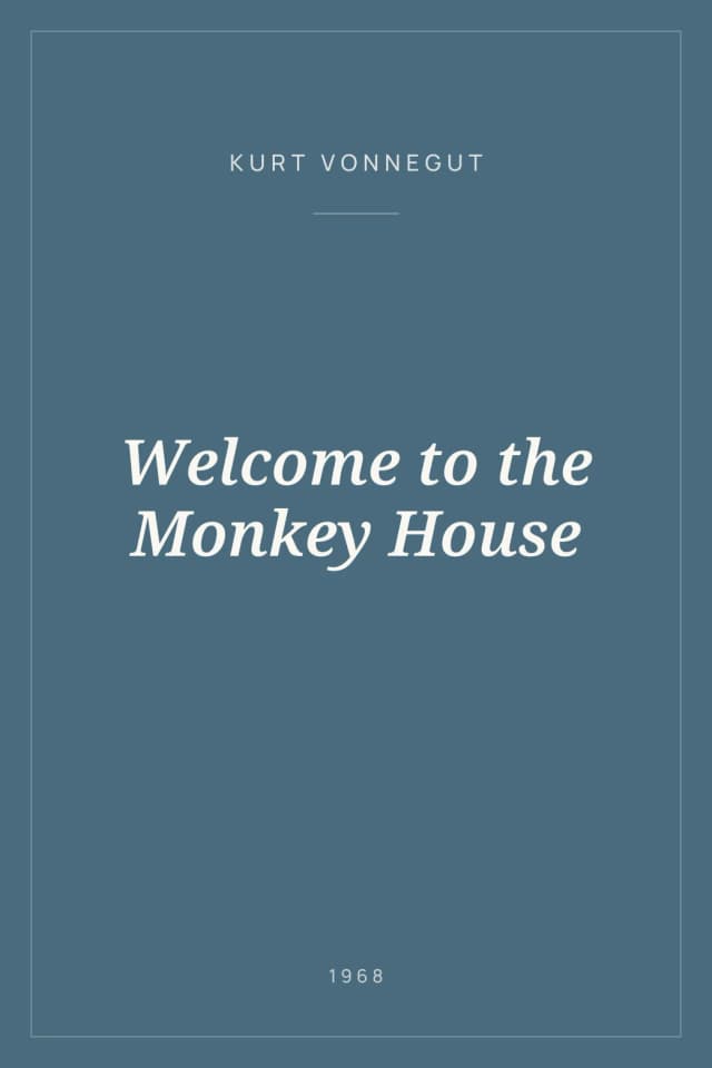 Portada de Welcome to the Monkey House