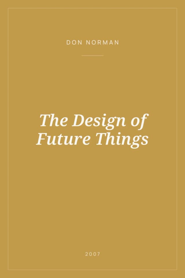 Portada de The Design of Future Things