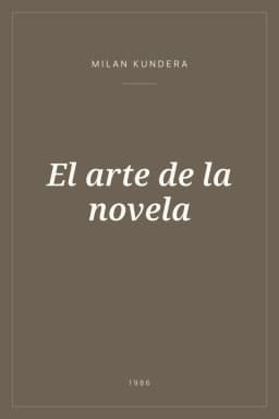 Portada de El arte de la novela