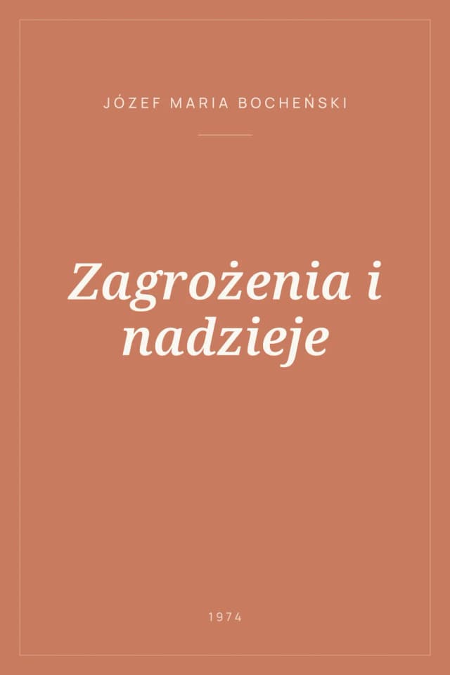Portada de Zagrożenia i nadzieje