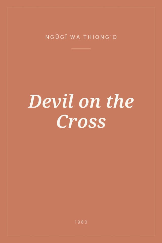 Portada de Devil on the Cross