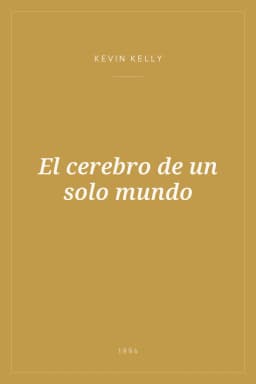 Portada de El cerebro de un solo mundo