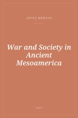 Portada de War and Society in Ancient Mesoamerica