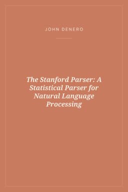 Portada de The Stanford Parser: A Statistical Parser for Natural Language Processing