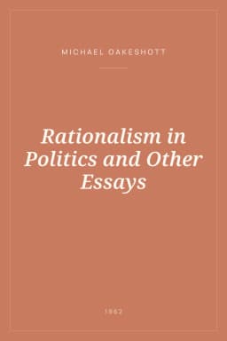 Portada de Rationalism in Politics and Other Essays
