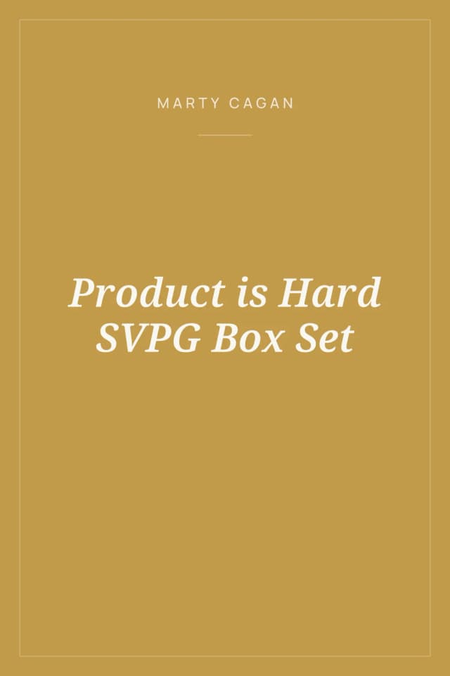 Portada de Product is Hard SVPG Box Set