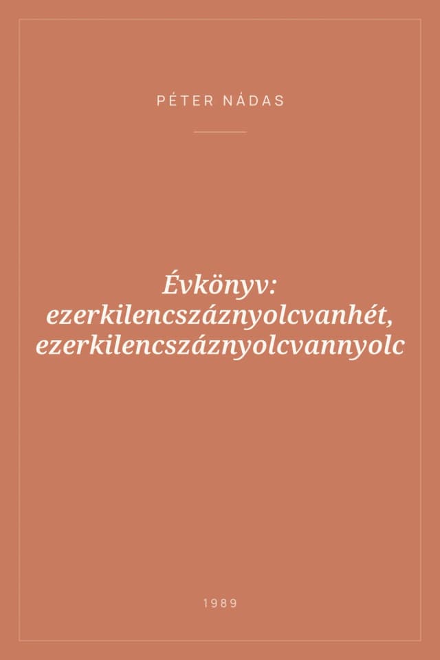Portada de Évkönyv: ezerkilencszáznyolcvanhét, ezerkilencszáznyolcvannyolc