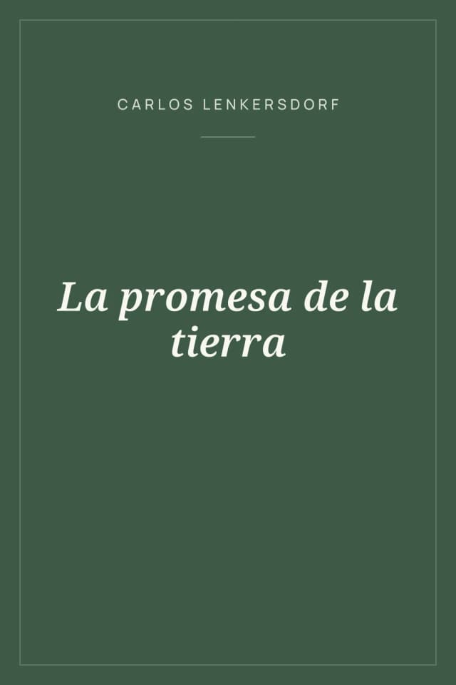 Portada de La promesa de la tierra