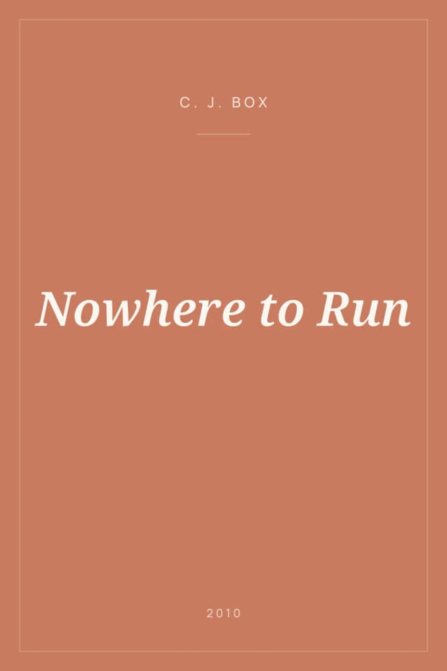Portada de Nowhere to Run