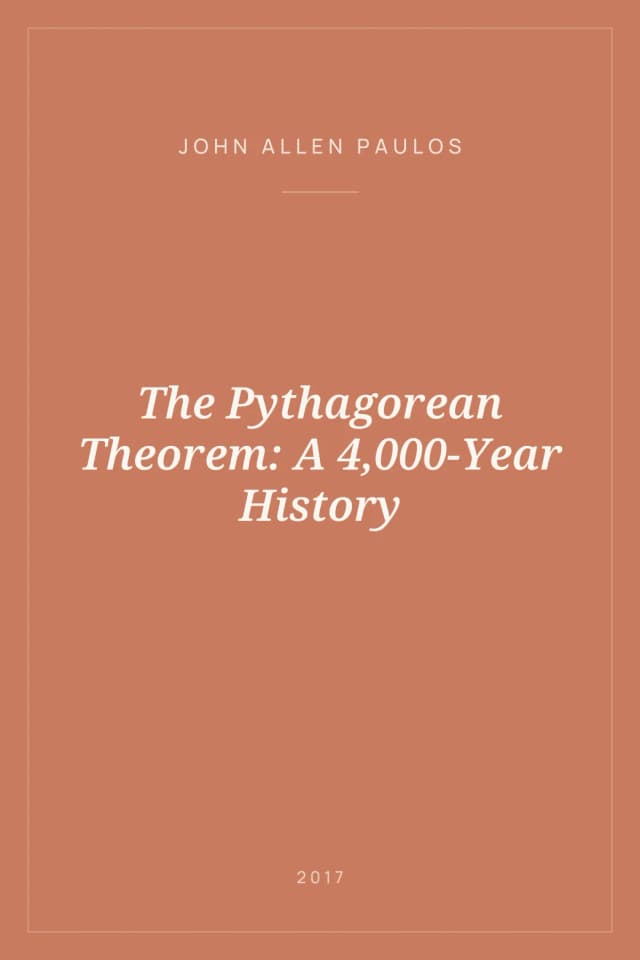 Portada de The Pythagorean Theorem: A 4,000-Year History