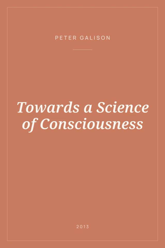 Portada de Towards a Science of Consciousness