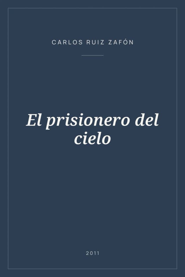Portada de El prisionero del cielo