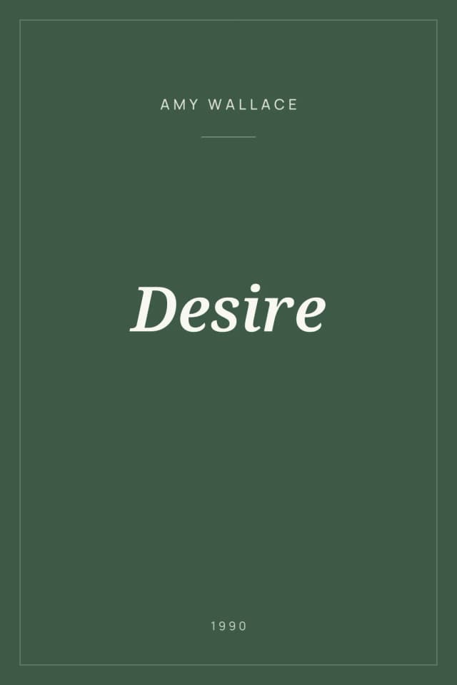 Portada de Desire