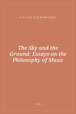 Portada de The Sky and the Ground: Essays on the Philosophy of Music