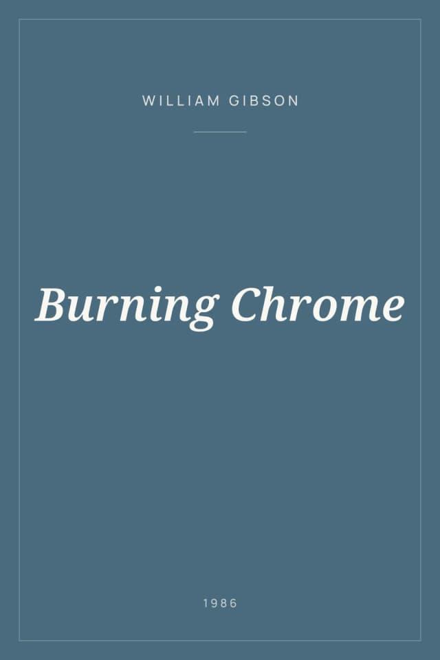 Portada de Burning Chrome