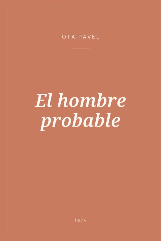 Portada de El hombre probable