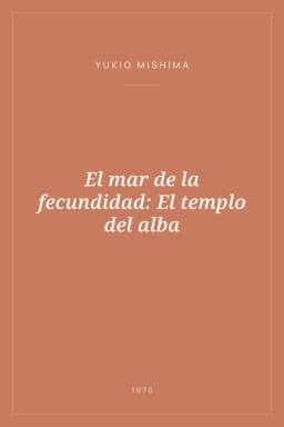 Portada de El mar de la fecundidad: El templo del alba