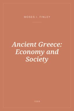 Portada de Ancient Greece: Economy and Society