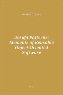 Portada de Design Patterns: Elements of Reusable Object-Oriented Software