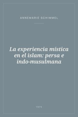 Portada de La experiencia mística en el islam: persa e indo-musulmana