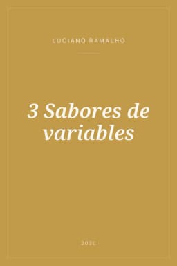 Portada de 3 Sabores de variables
