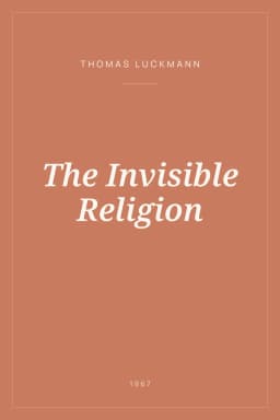 Portada de The Invisible Religion
