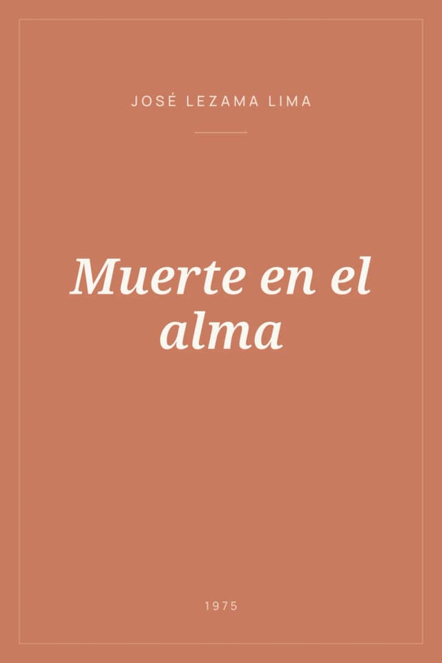 Portada de Muerte en el alma