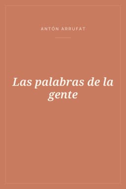 Portada de Las palabras de la gente