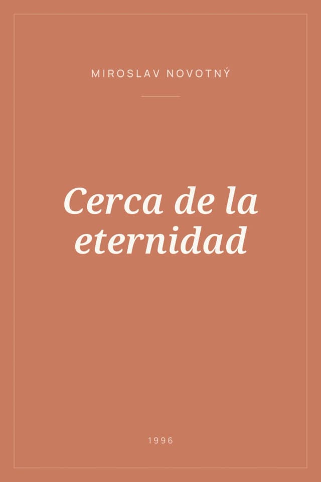 Portada de Cerca de la eternidad