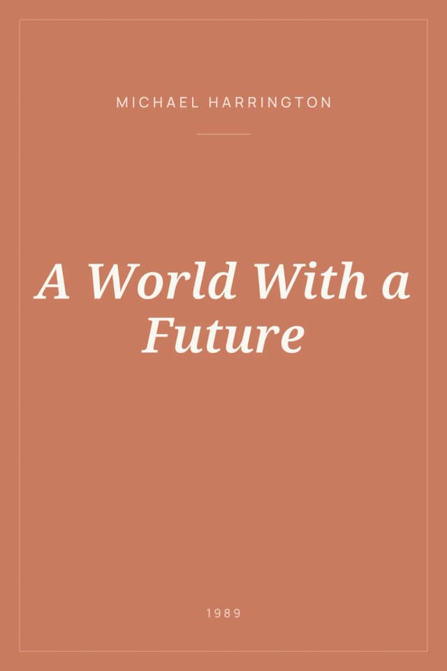 Portada de A World With a Future