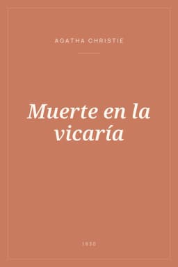 Portada de Muerte en la vicaría
