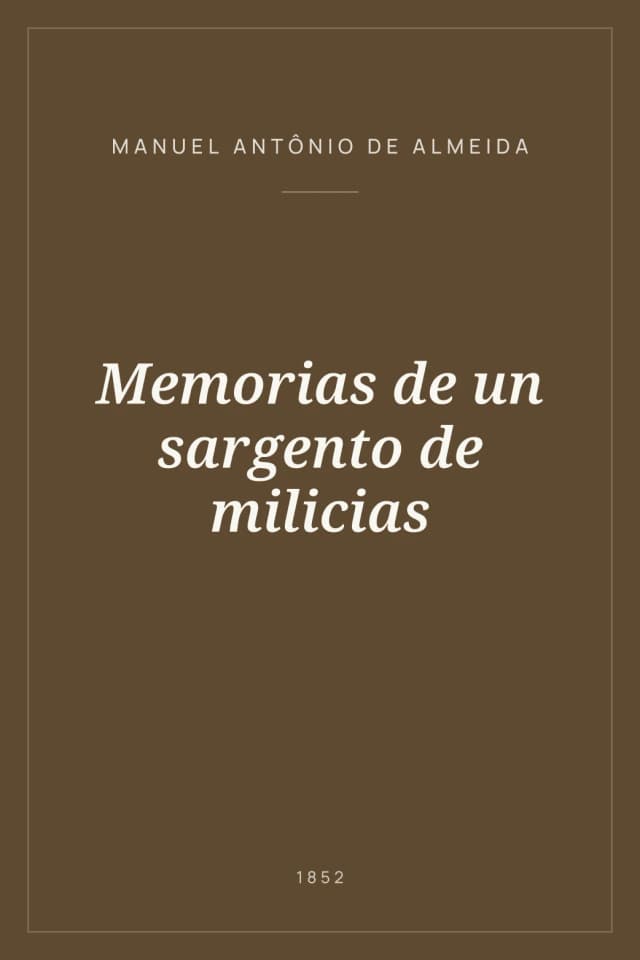 Portada de Memorias de un sargento de milicias
