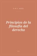 Portada de Principios de la filosofía del derecho